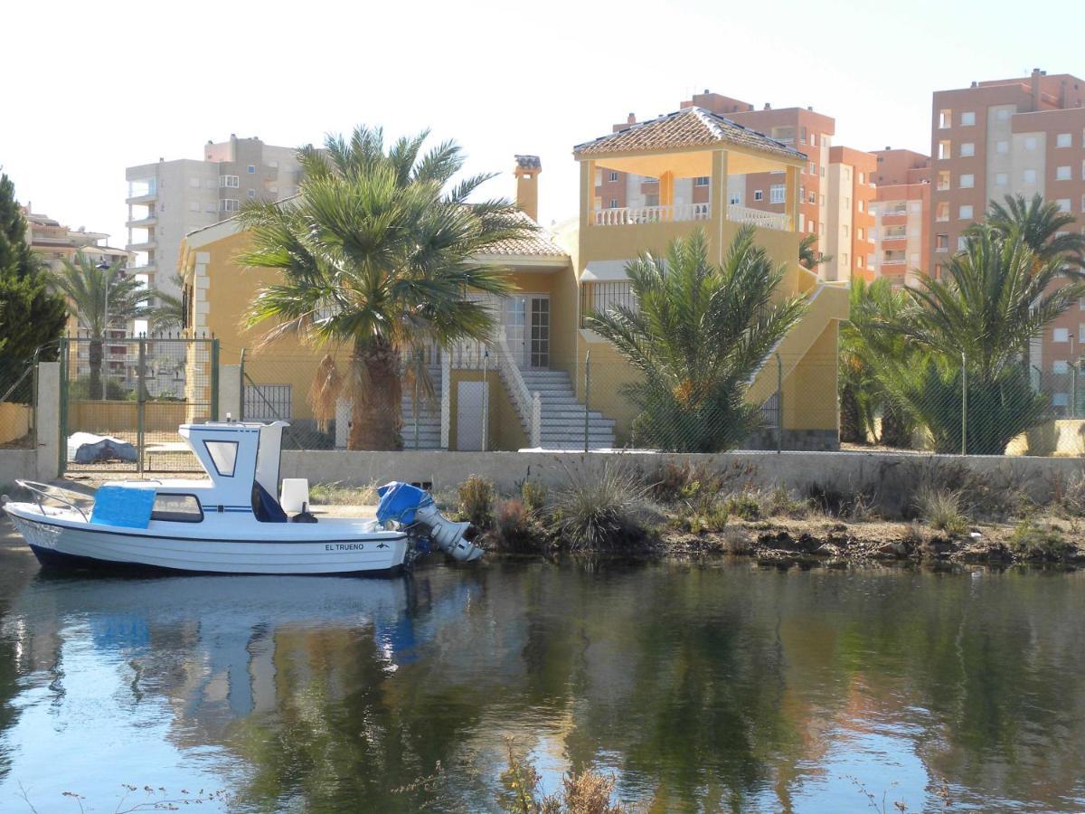 Villa En Veneziola Con Atracadero Privado La Manga Bagian luar foto