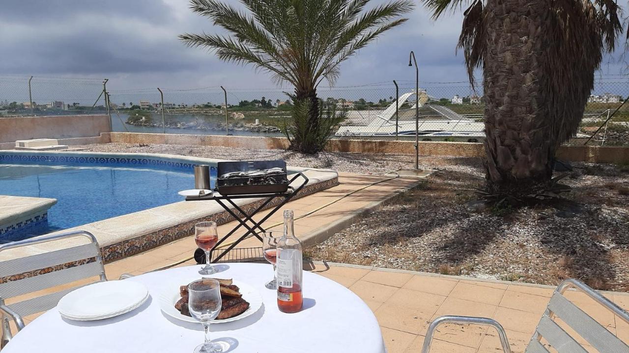Villa En Veneziola Con Atracadero Privado La Manga Bagian luar foto